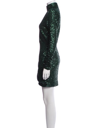 Ronny Kobo Turtleneck Mini Dress