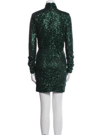 Ronny Kobo Turtleneck Mini Dress