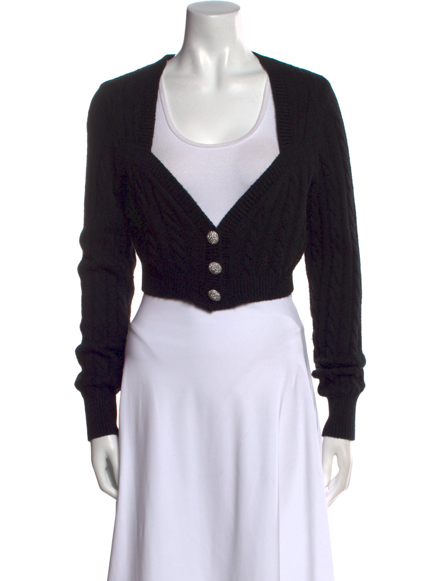 Ronny Kobo Plunge Neckline Sweater