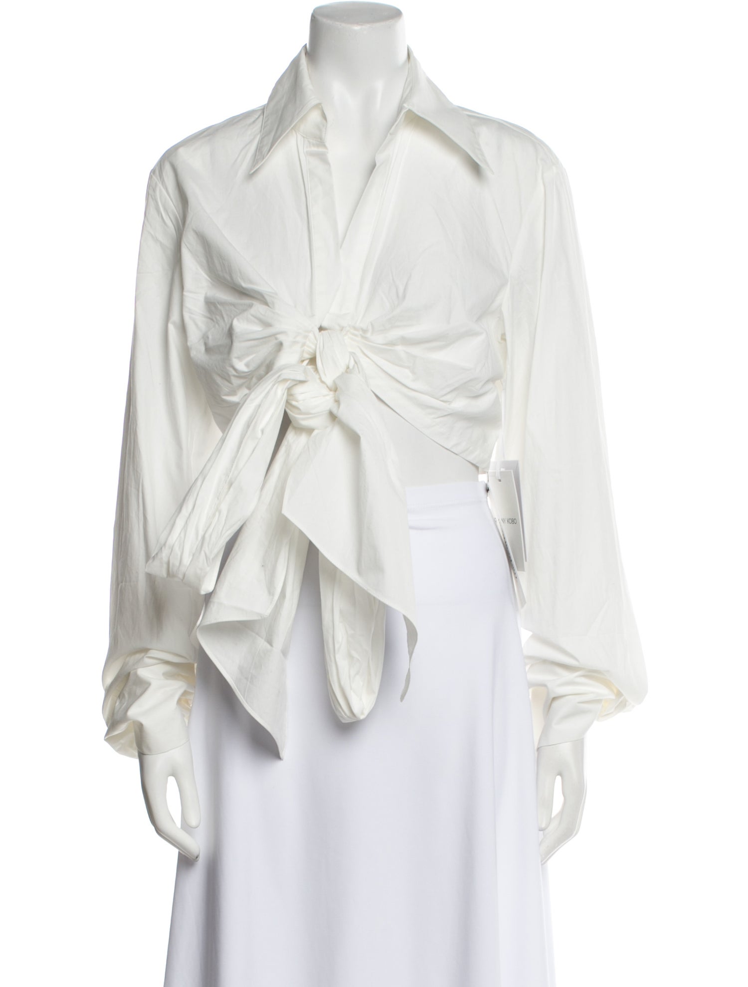 Ronny Kobo V-Neck Long Sleeve Blouse w/ Tags