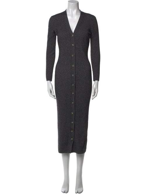 Ronny Kobo V-Neck Long Dress