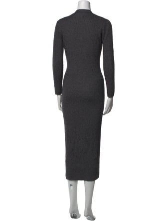 Ronny Kobo V-Neck Long Dress