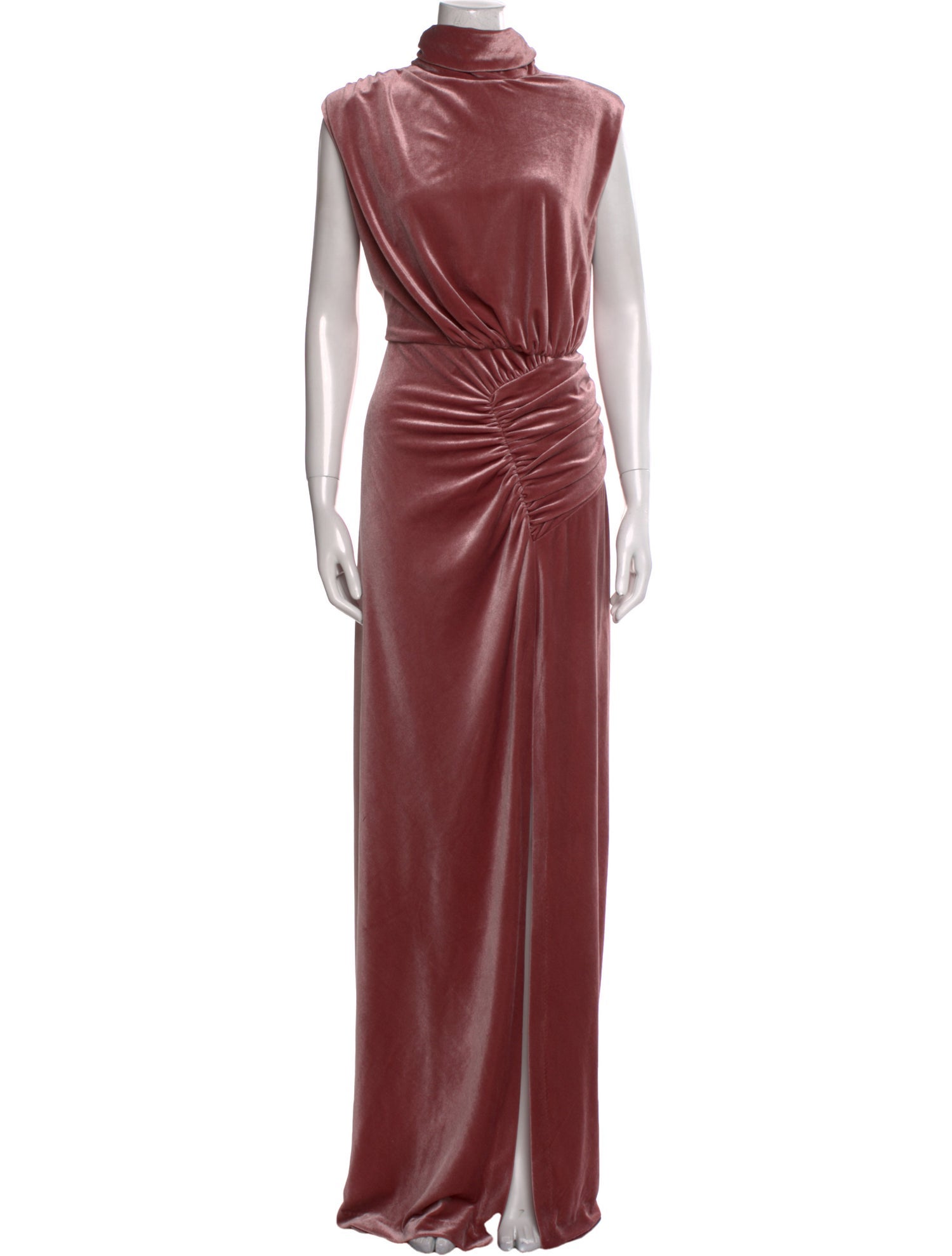 Ronny Kobo Cowl Neck Long Dress