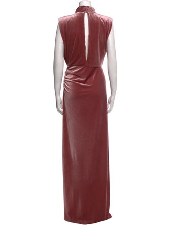 Ronny Kobo Cowl Neck Long Dress