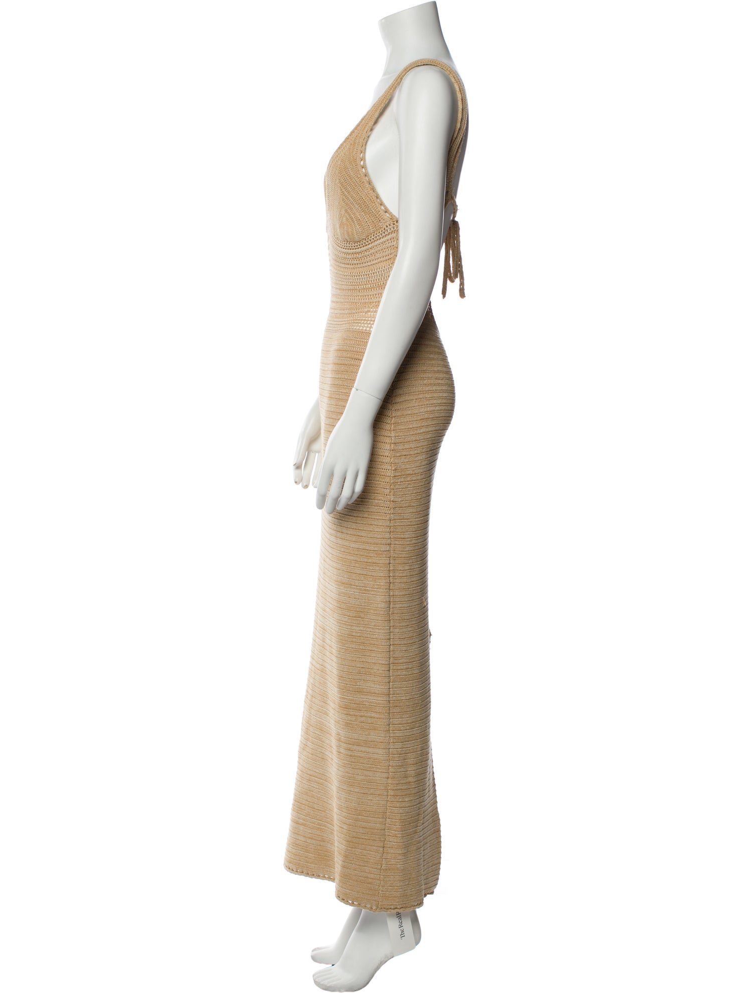 Ronny Kobo V-Neck Long Dress