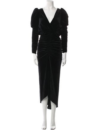 Ronny Kobo V-Neck Long Dress