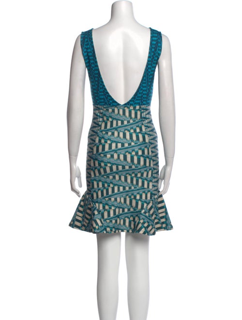 Ronny Kobo Printed Mini Dress