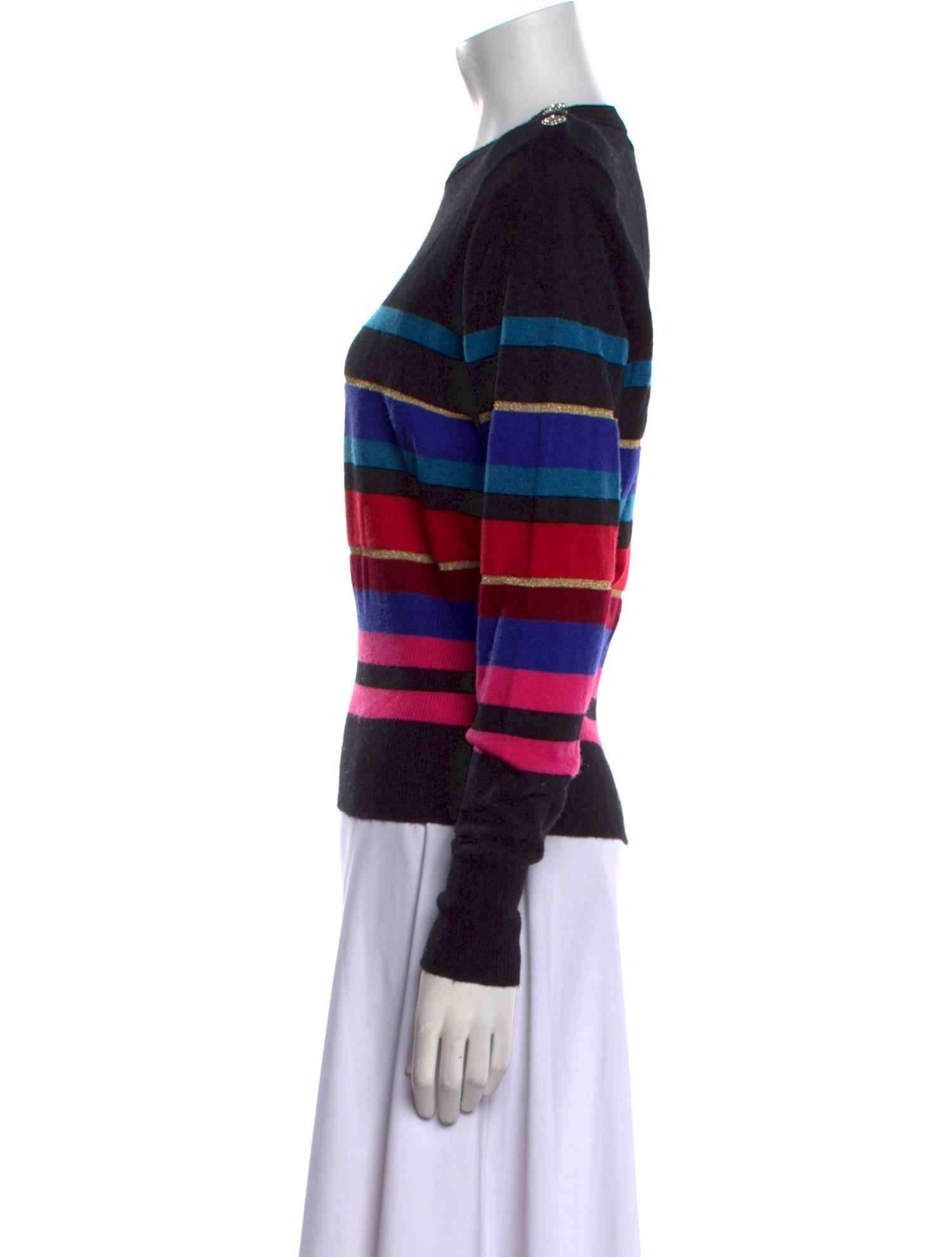 Ronny Kobo Wool Striped Sweater