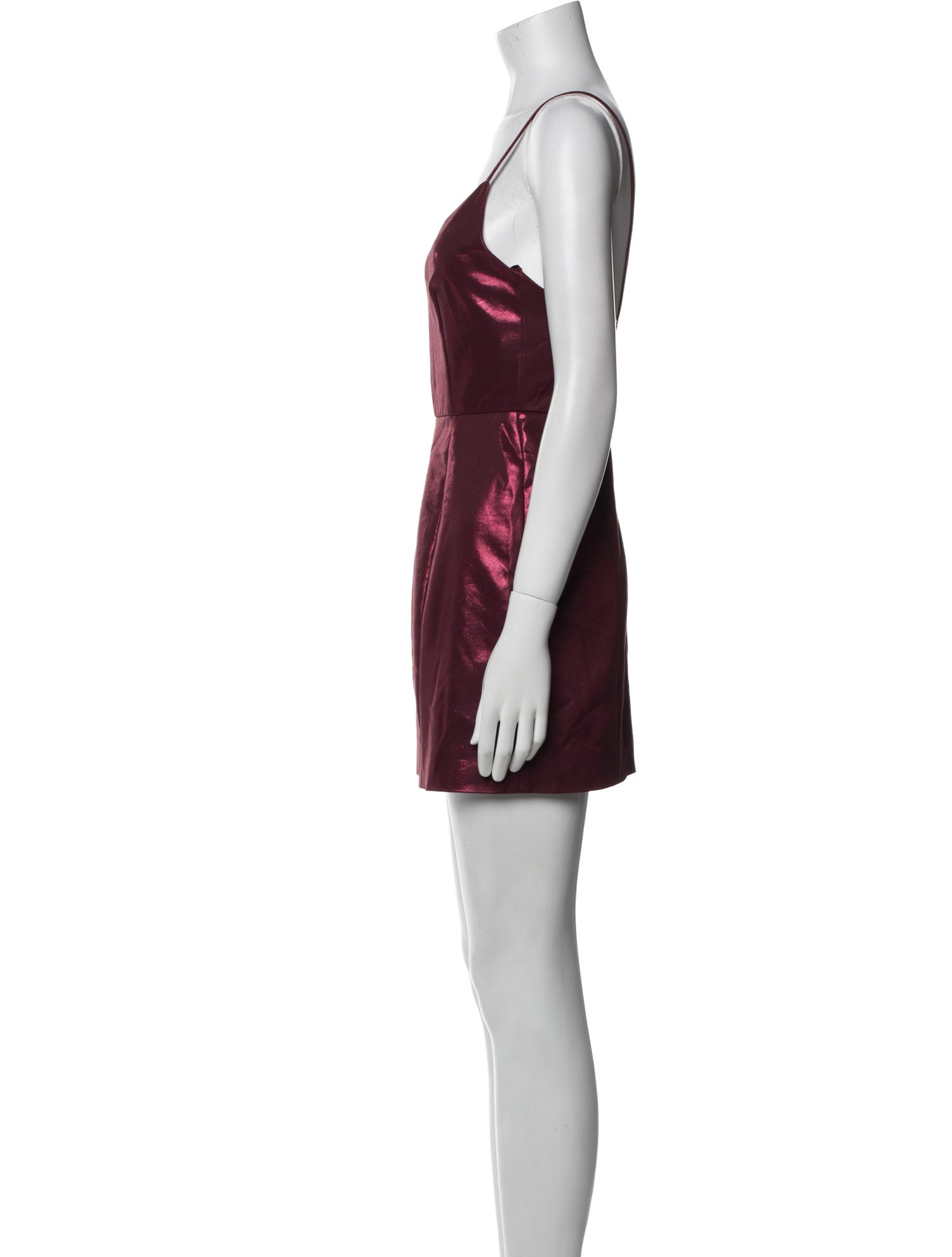 Ronny Kobo V-Neck Mini Dress