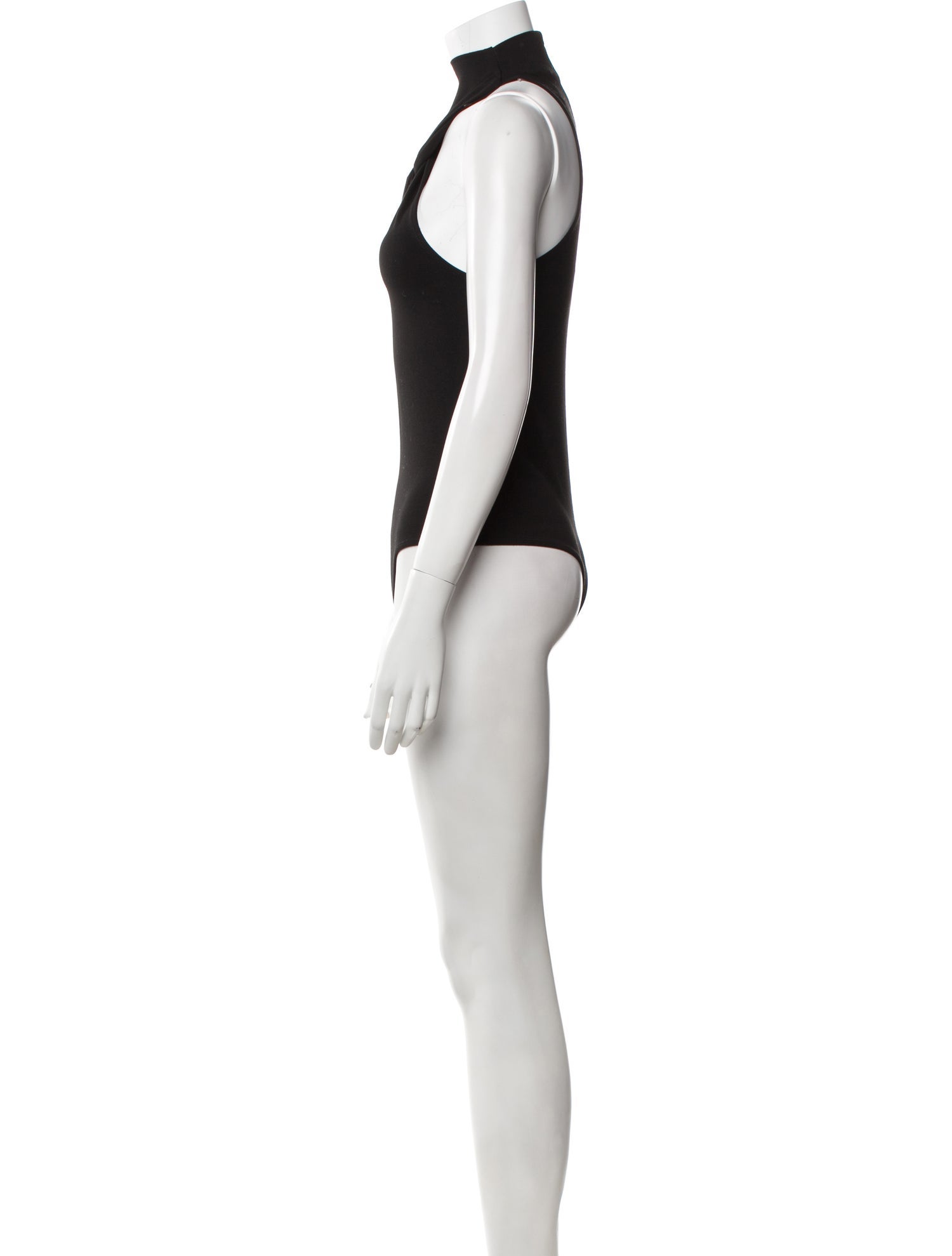 Ronny Kobo V-Neck Sleeveless Bodysuit