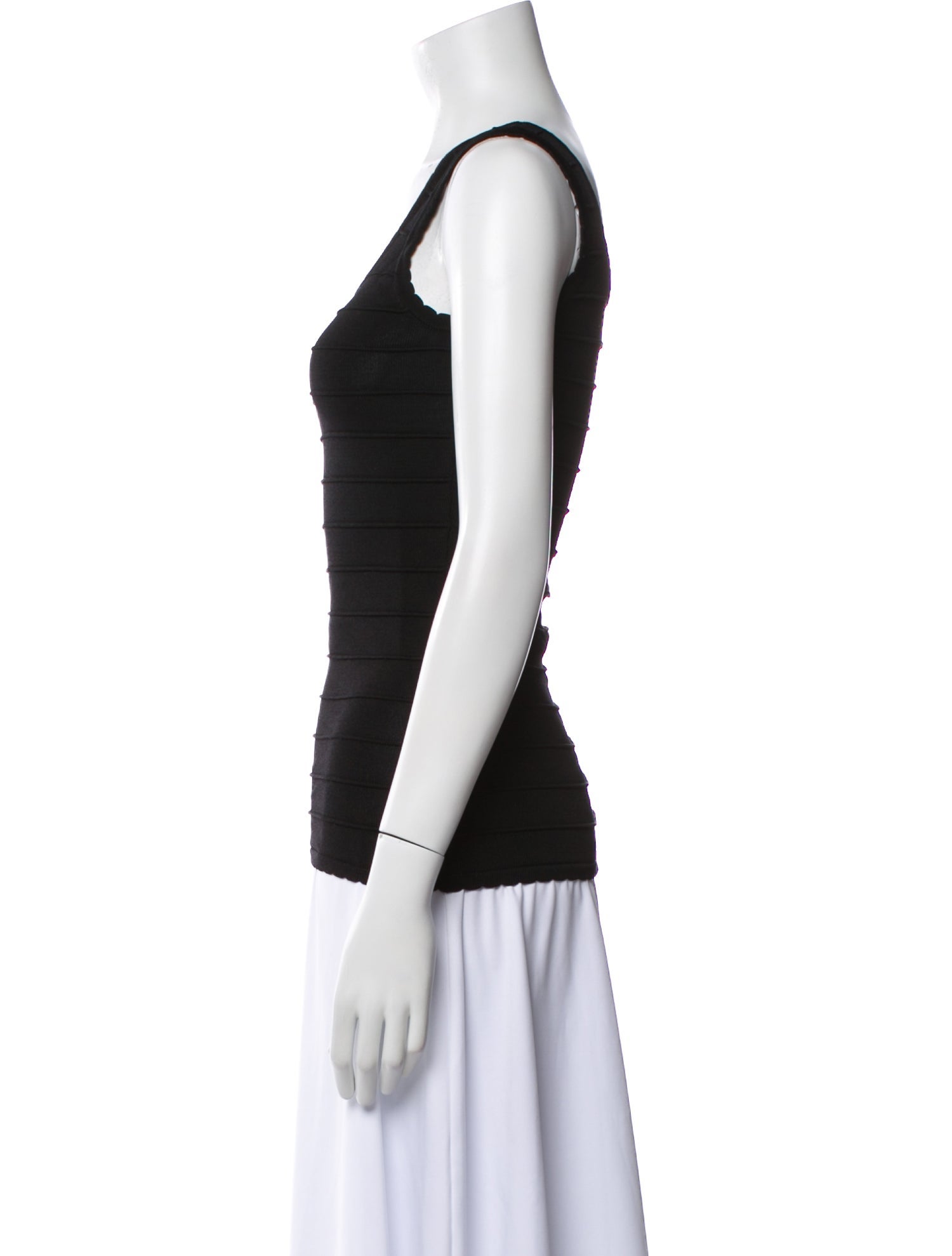 Ronny Kobo Scoop Neck Sleeveless Top