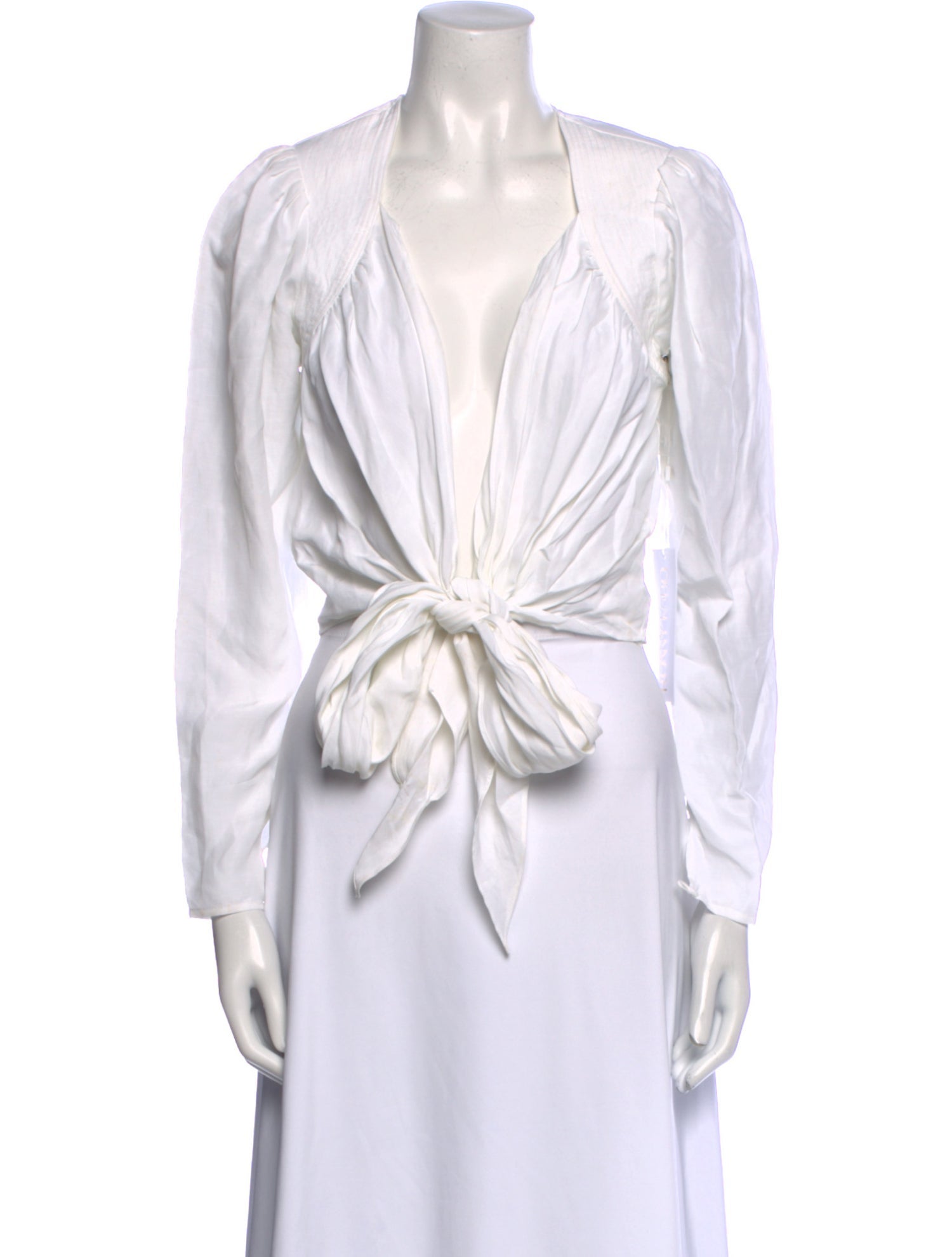 Ronny Kobo V-Neck Three-Quarter Sleeve Top