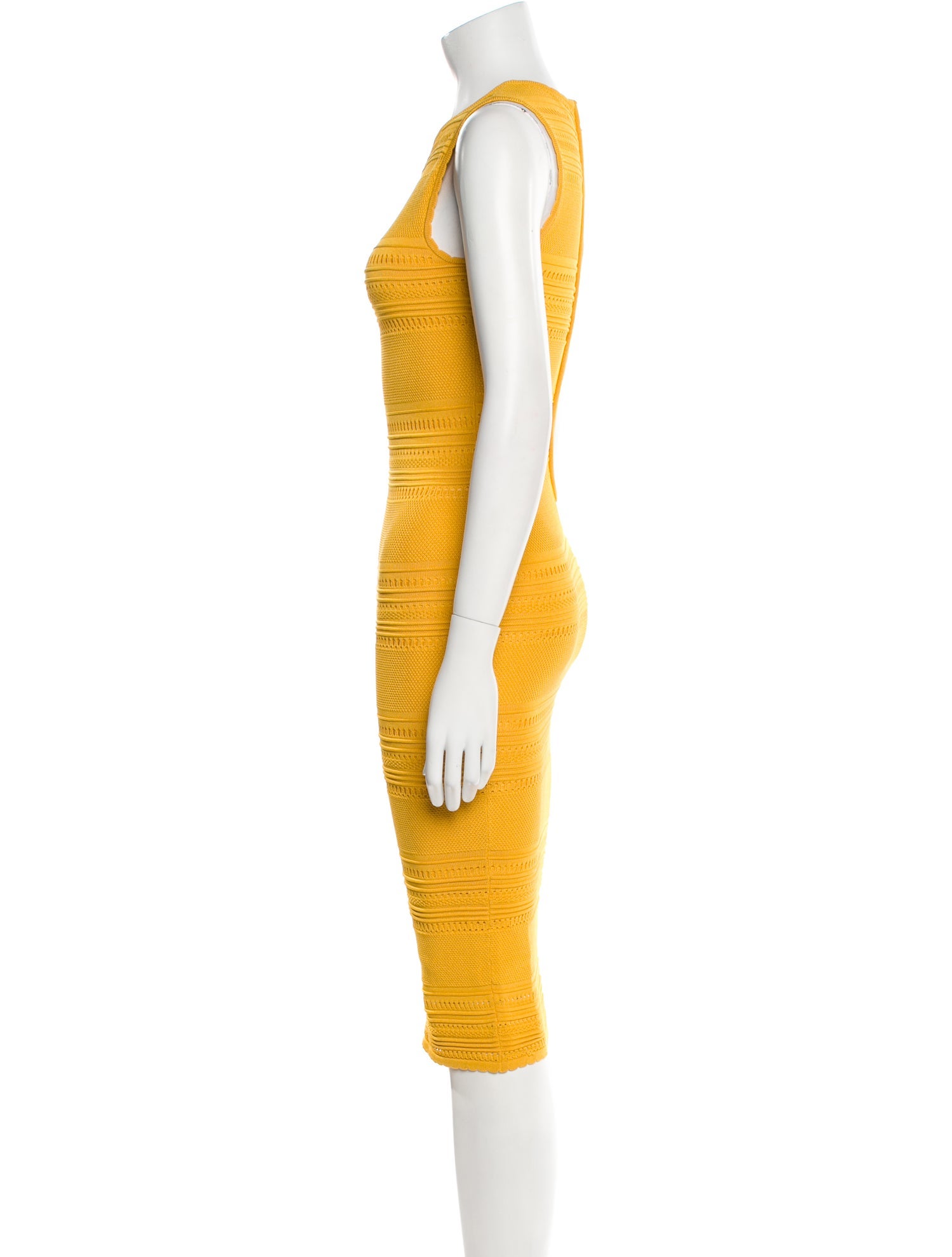 Ronny Kobo Crew Neck Knee-Length Dress