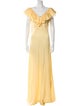 Ronny Kobo V-Neck Long Dress