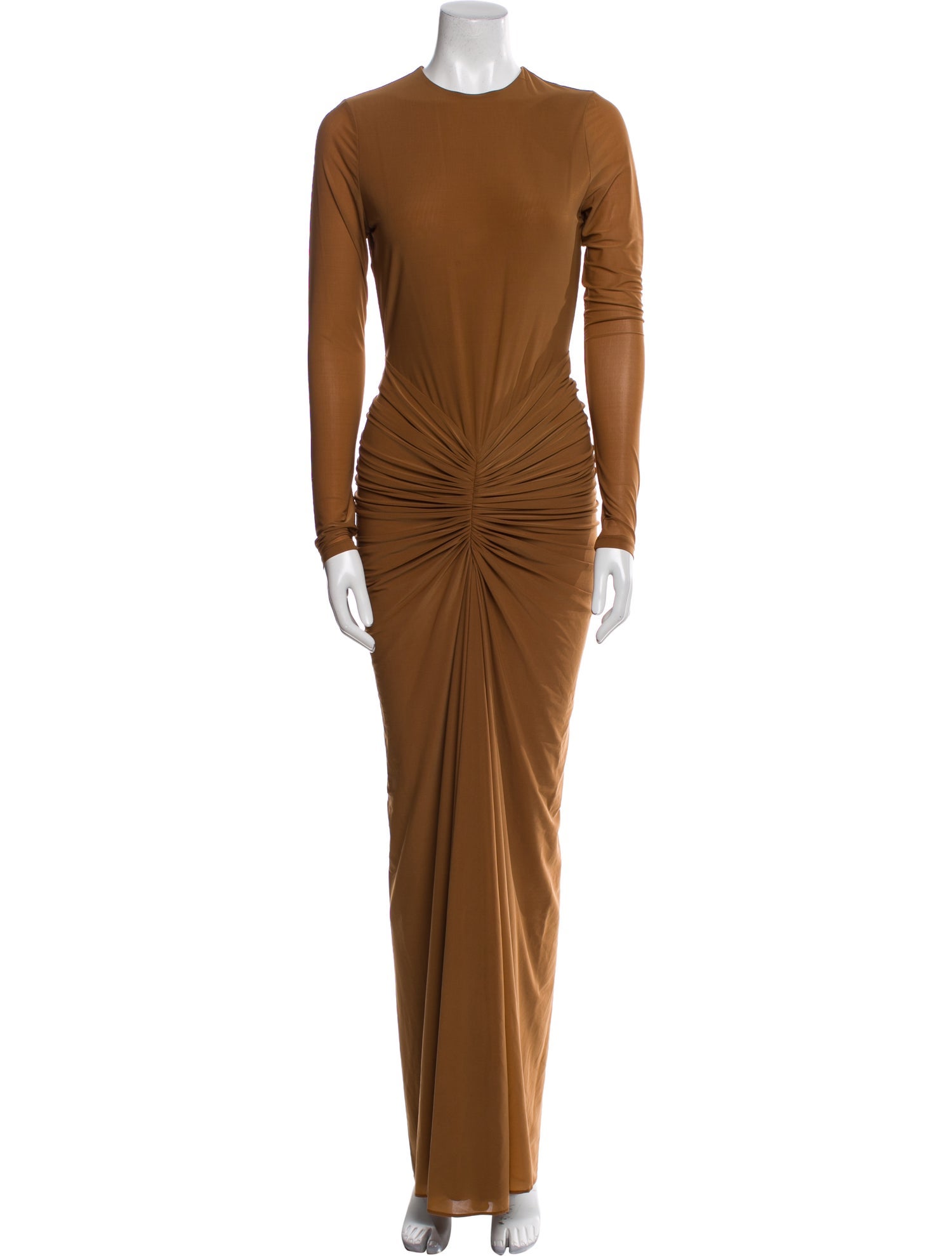 Ronny Kobo Crew Neck Long Dress