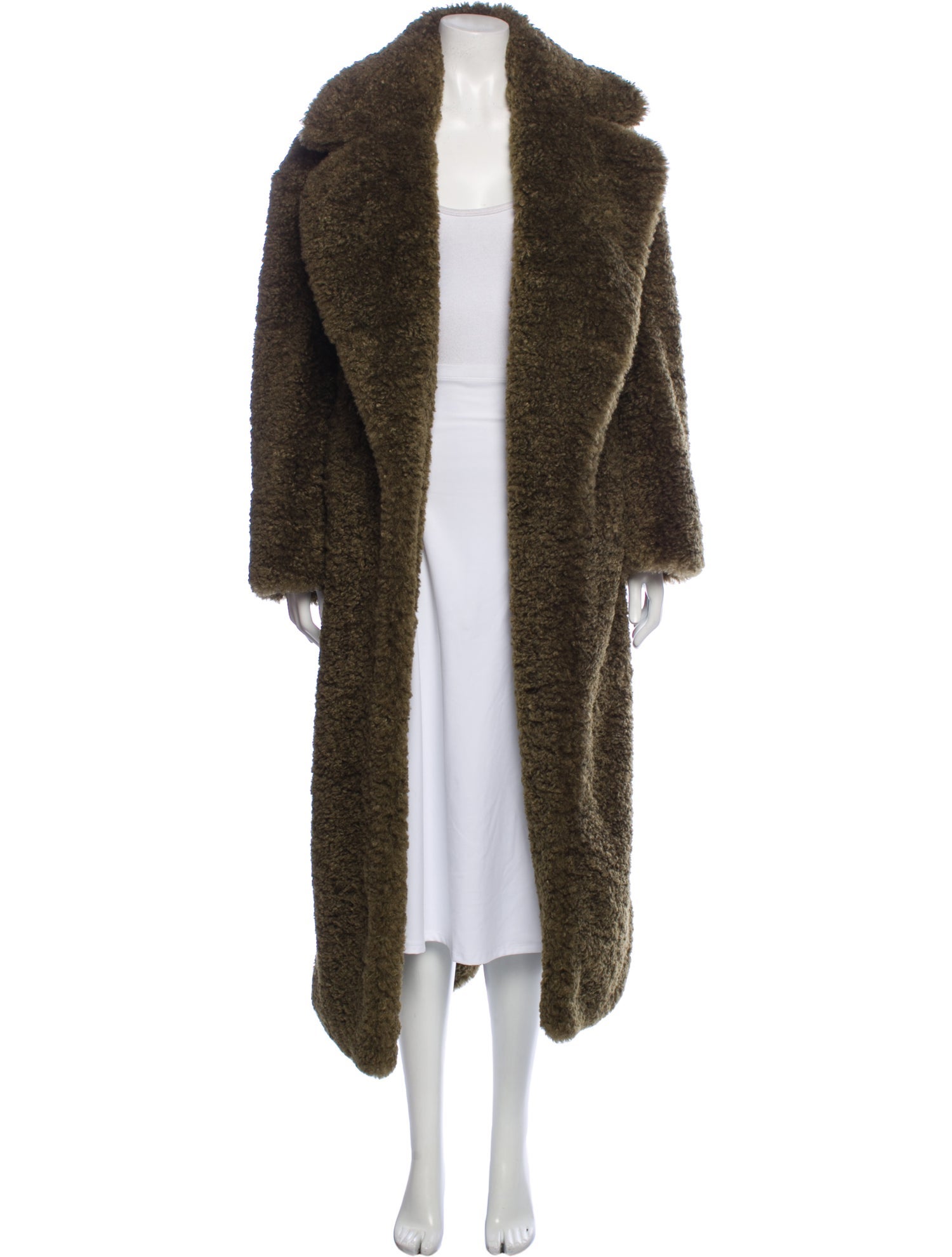 Ronny Kobo Faux Shearling Faux Fur Coat w/ Tags