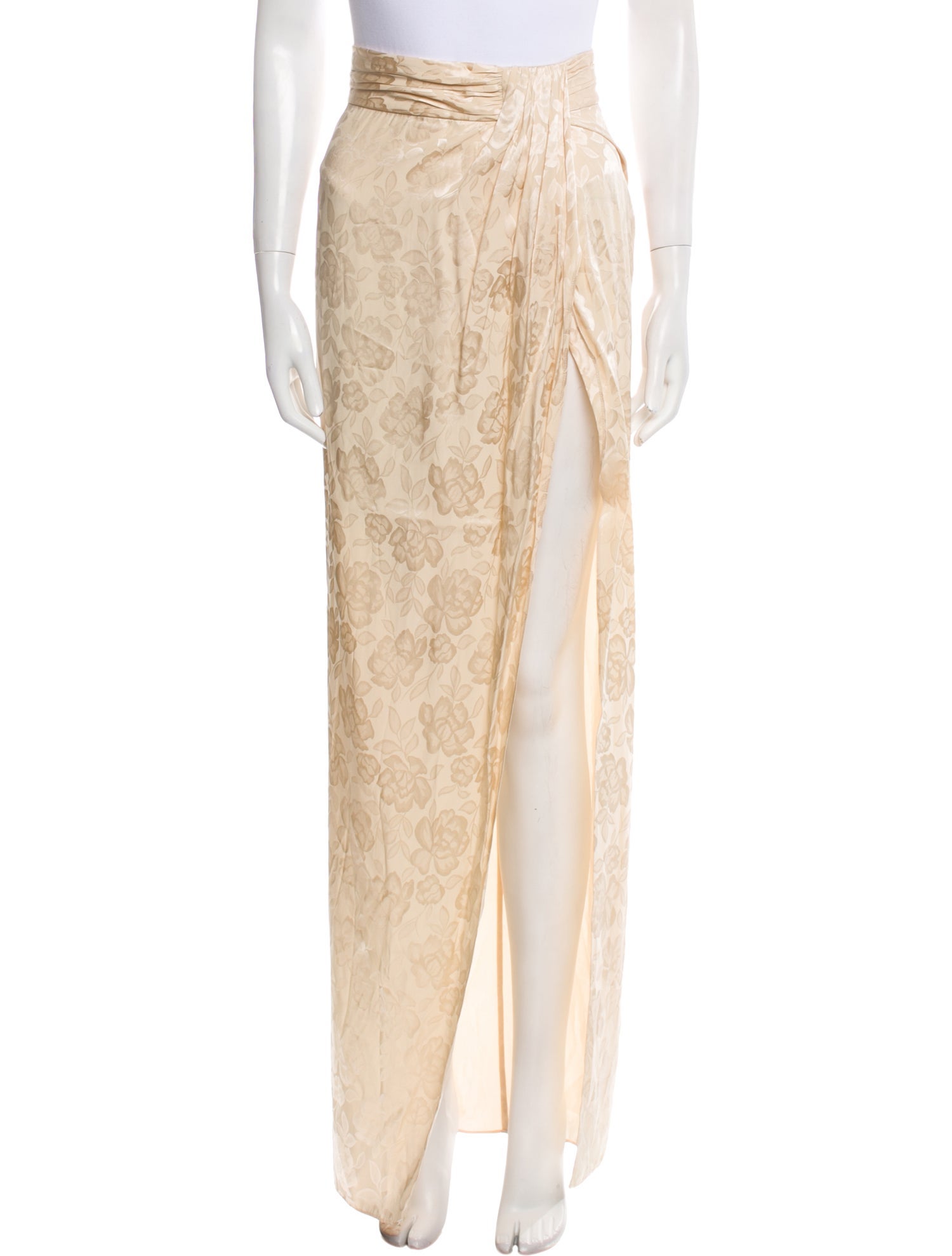 Ronny Kobo Silk Long Skirt