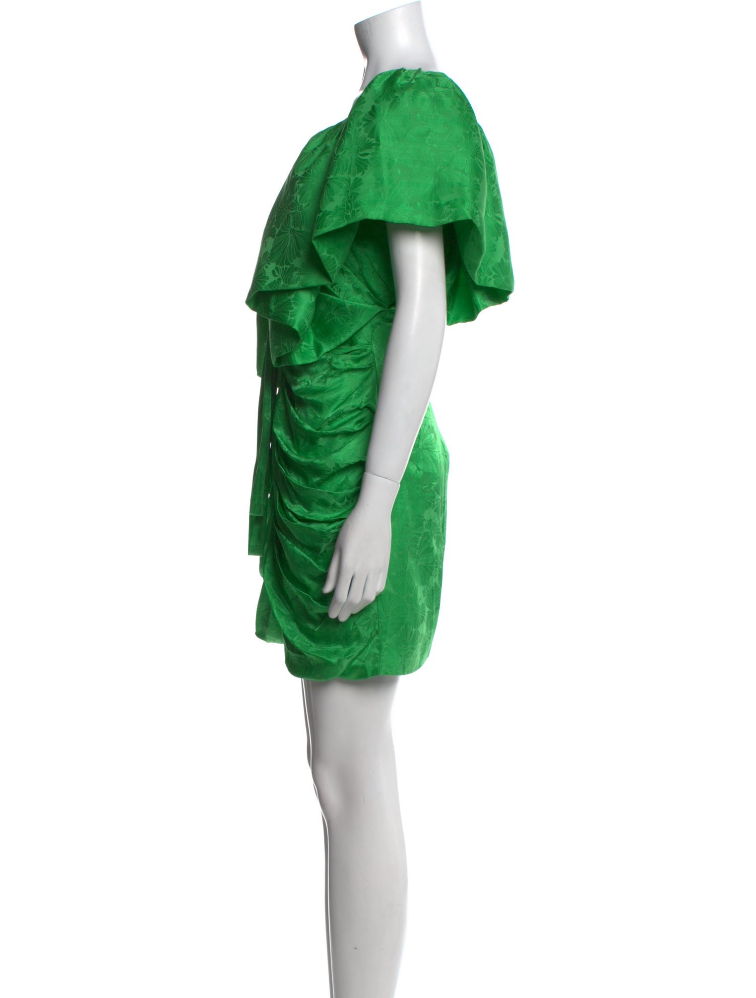 Ronny Kobo V-Neck Knee-Length Dress