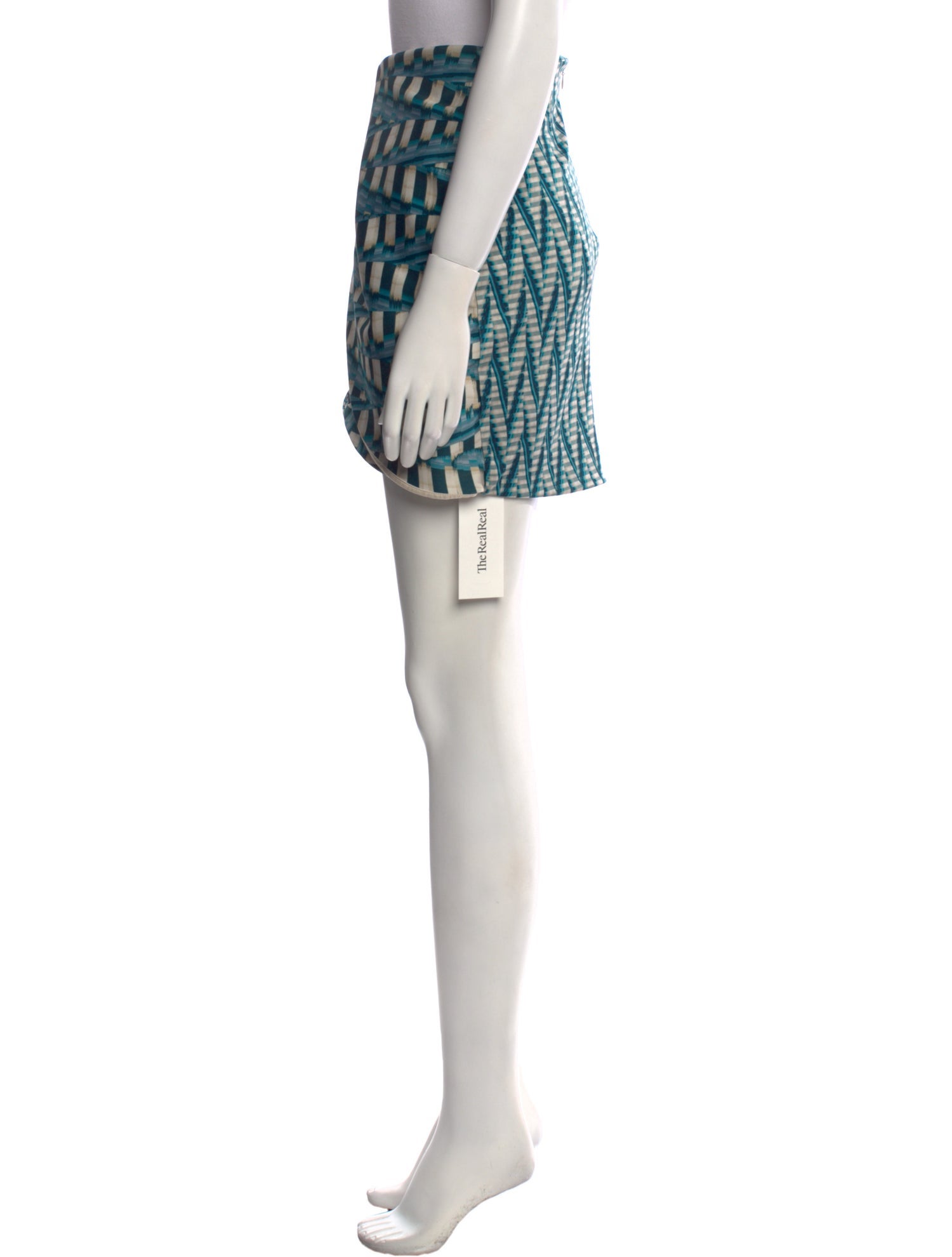 Ronny Kobo Printed Mini Skirt