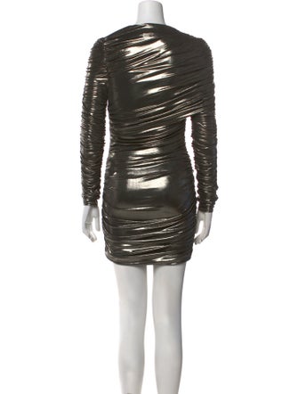 Ronny Kobo Scoop Neck Mini Dress