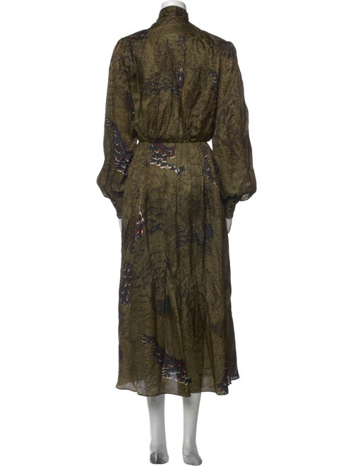 Ronny Kobo Printed Midi Length Dress