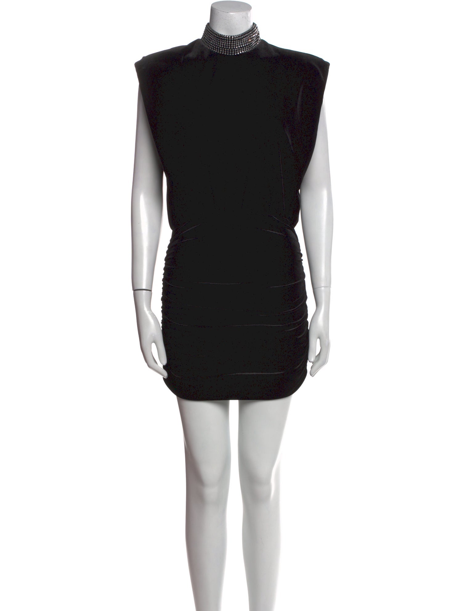 Ronny Kobo Mock Neck Mini Dress
