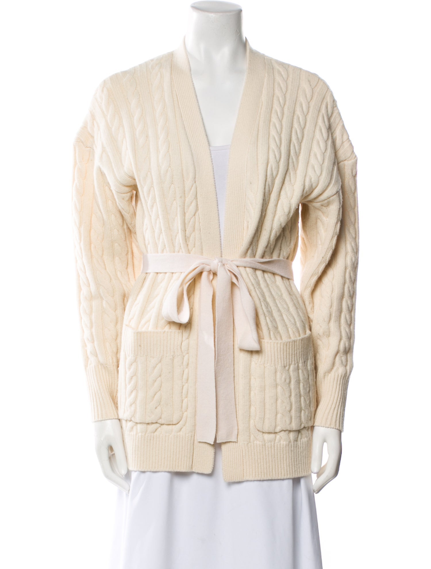 Ronny Kobo Wool Plunge Neckline Sweater