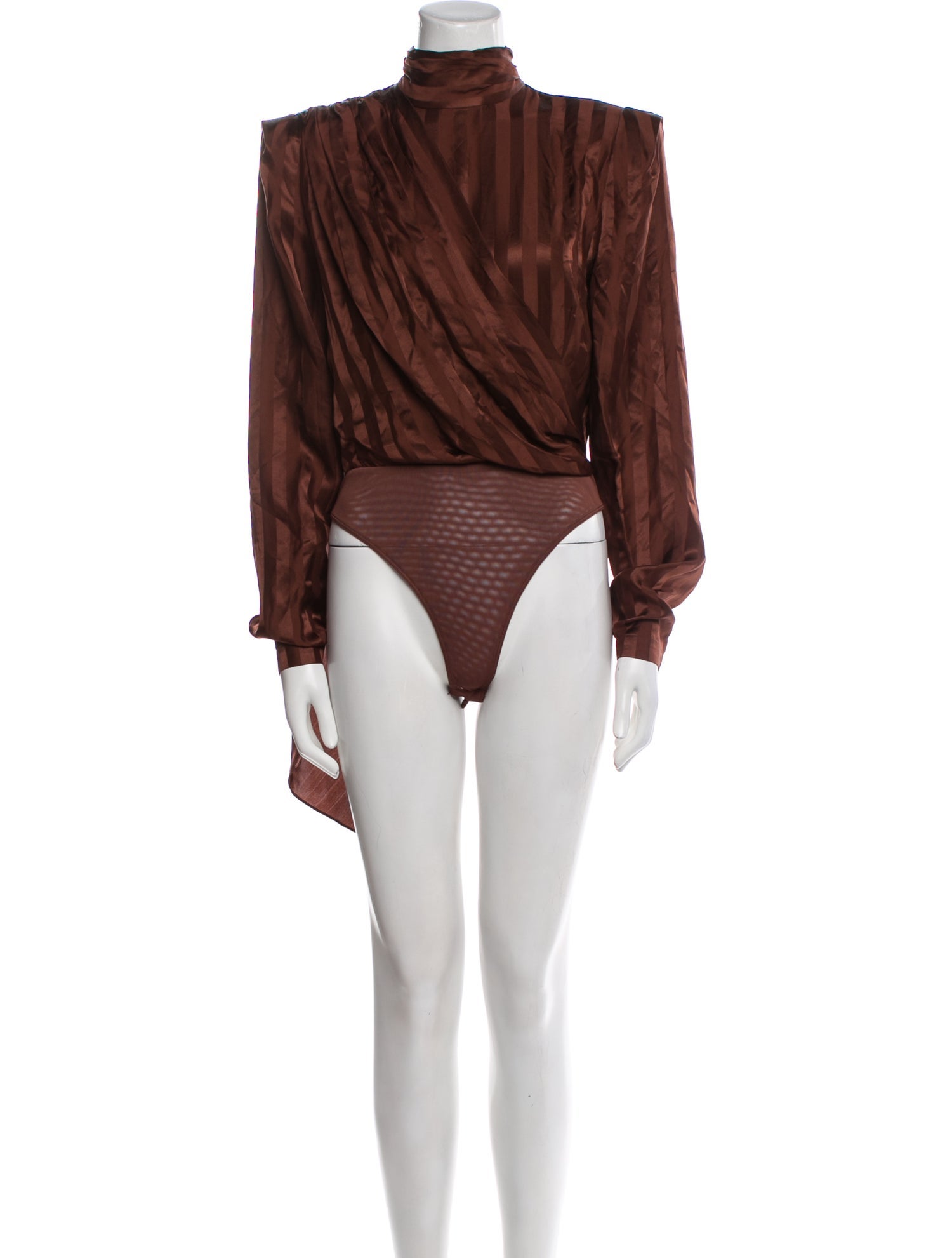 Ronny Kobo Turtleneck Long Sleeve Bodysuit