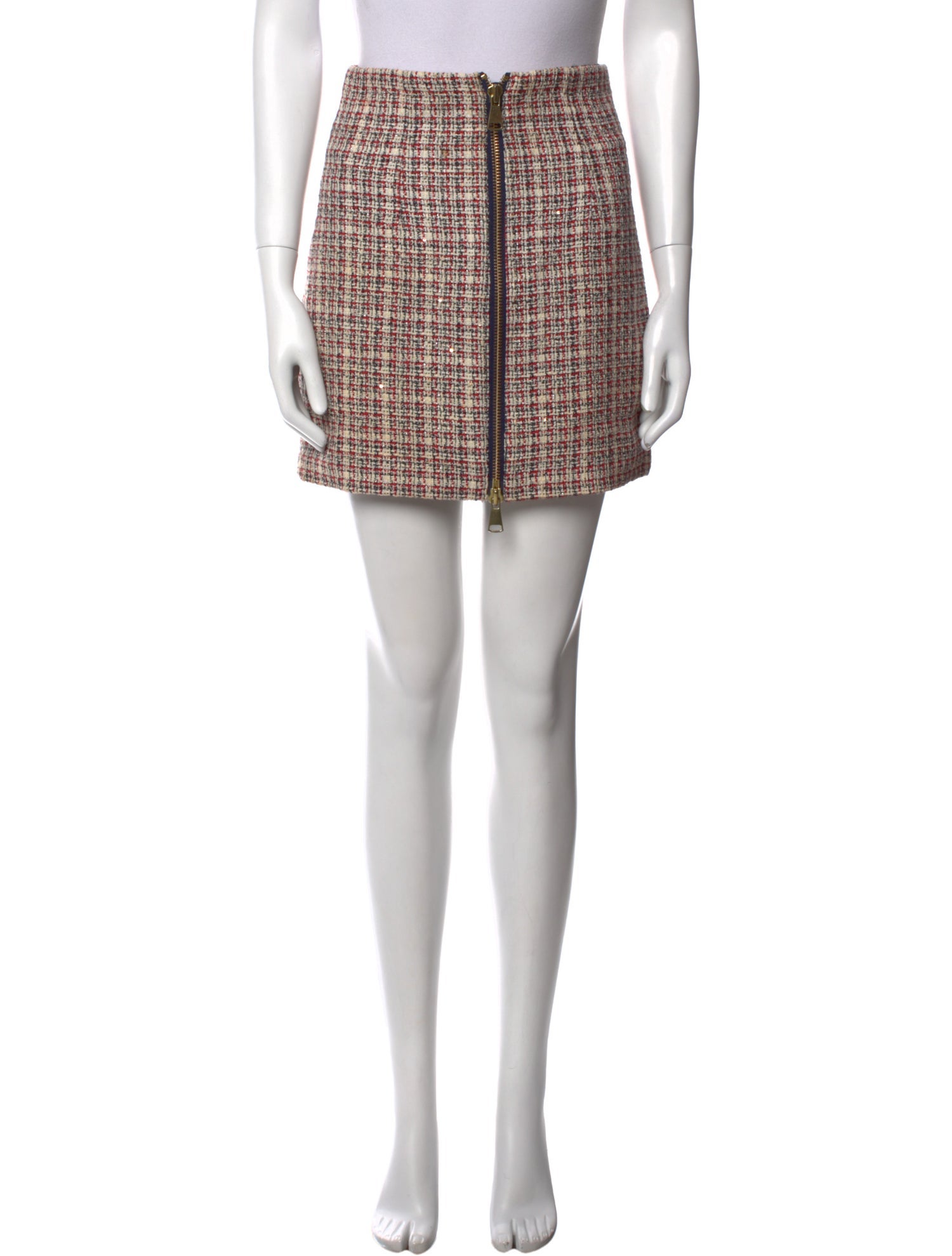 Ronny Kobo Printed Mini Skirt