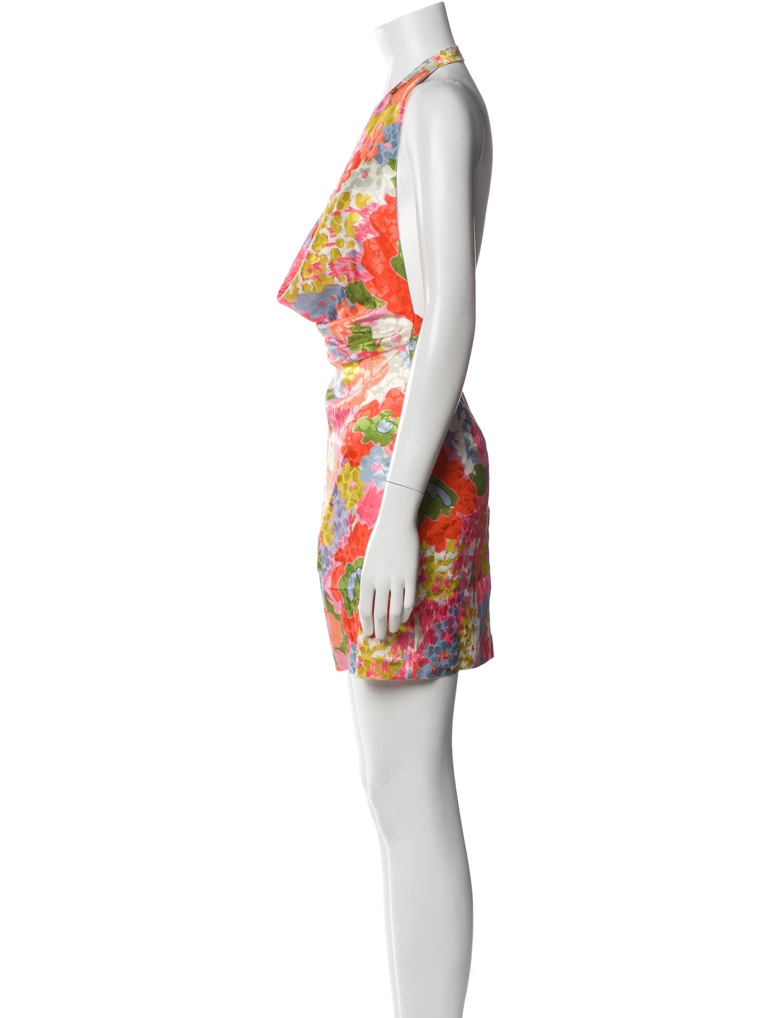 Ronny Kobo Printed Mini Dress