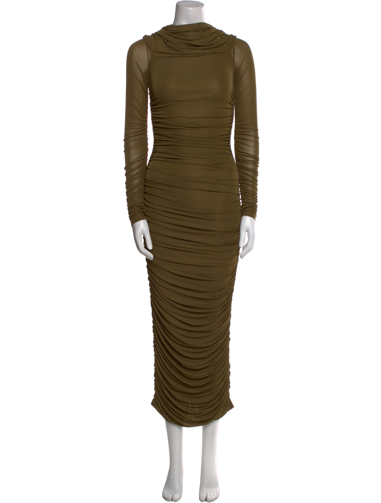 Ronny Kobo Cowl Neck Long Dress