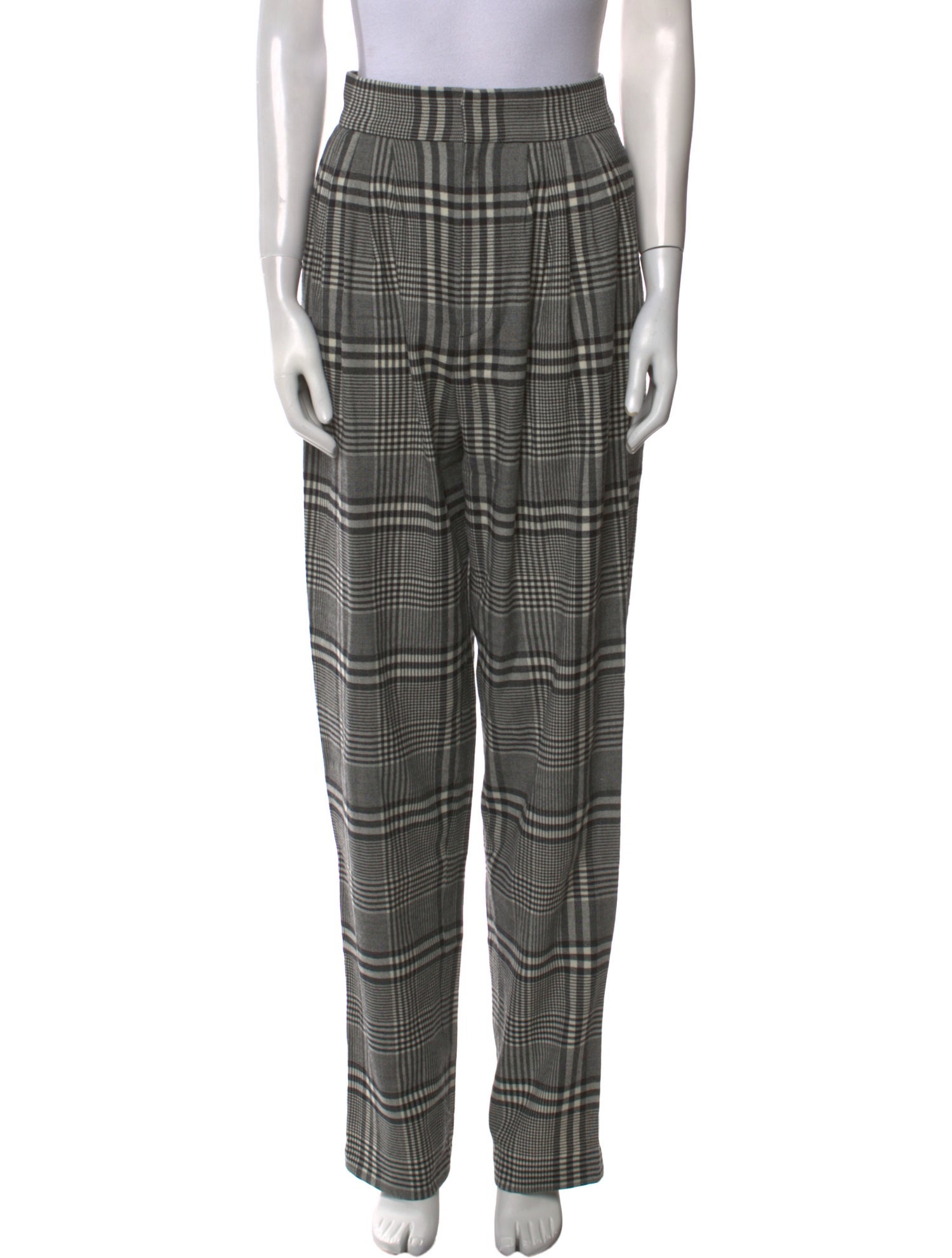 Ronny Kobo Wool Straight Leg Pants