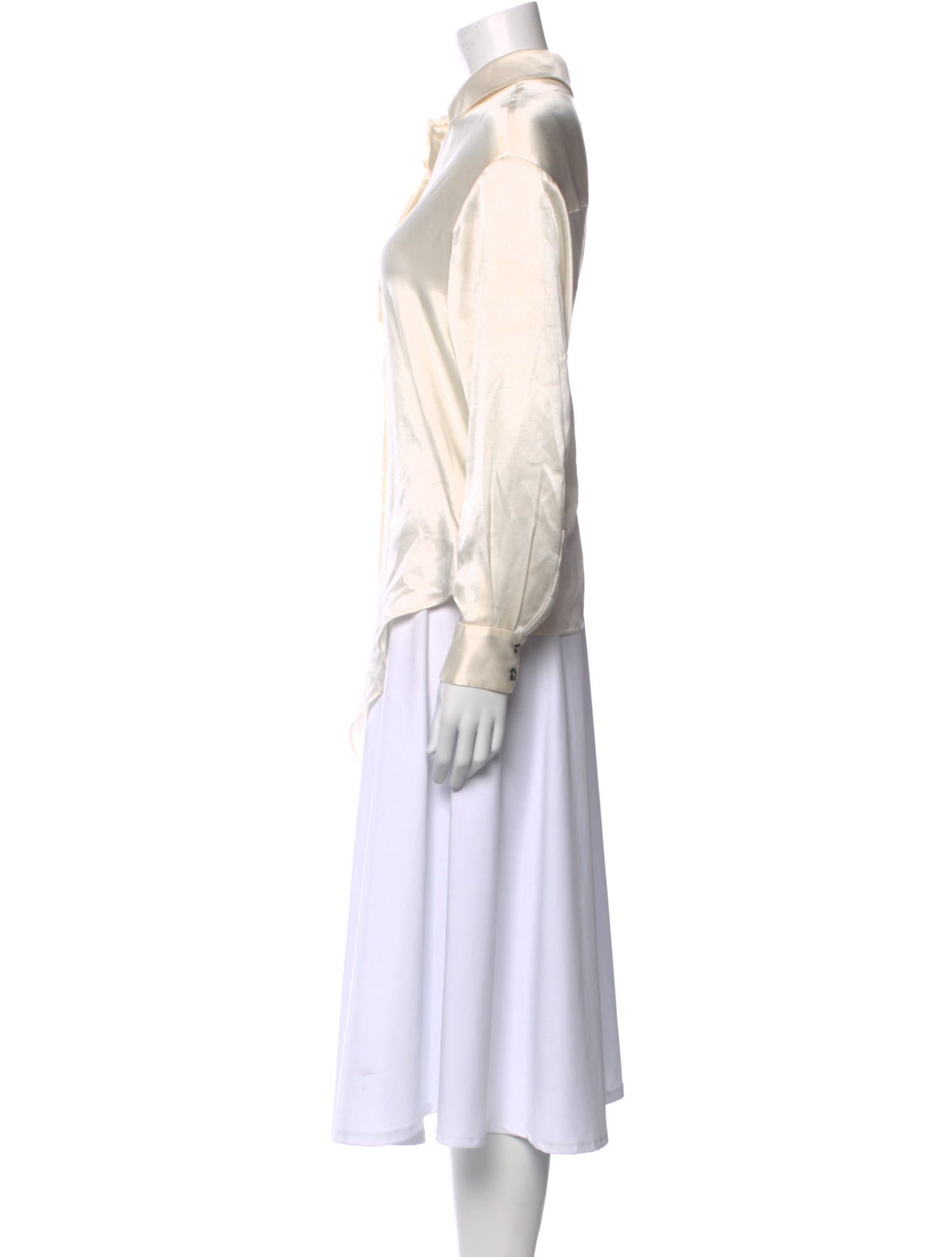 Ronny Kobo Silk Long Sleeve Tunic