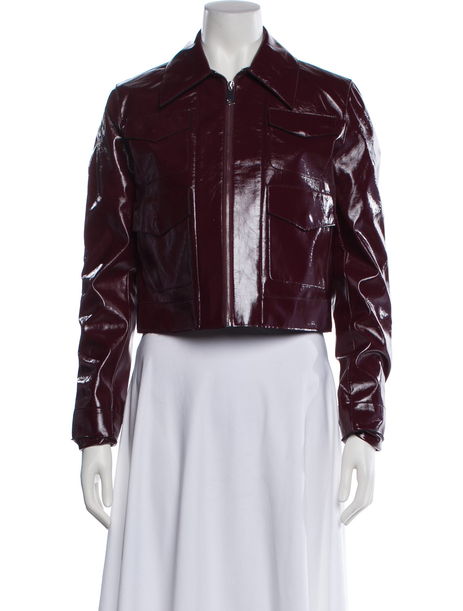 Ronny Kobo Faux Leather Biker Jacket