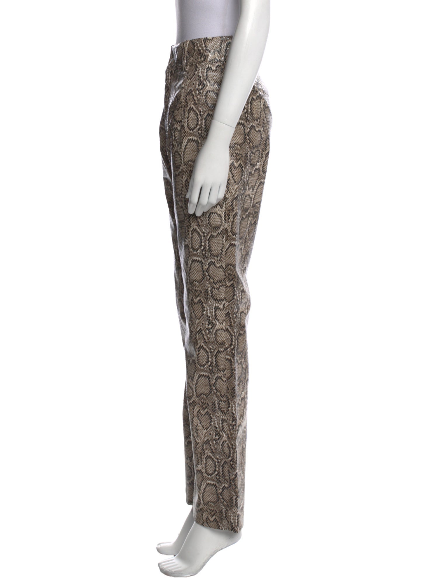 Ronny Kobo Floral Print Straight Leg Pants