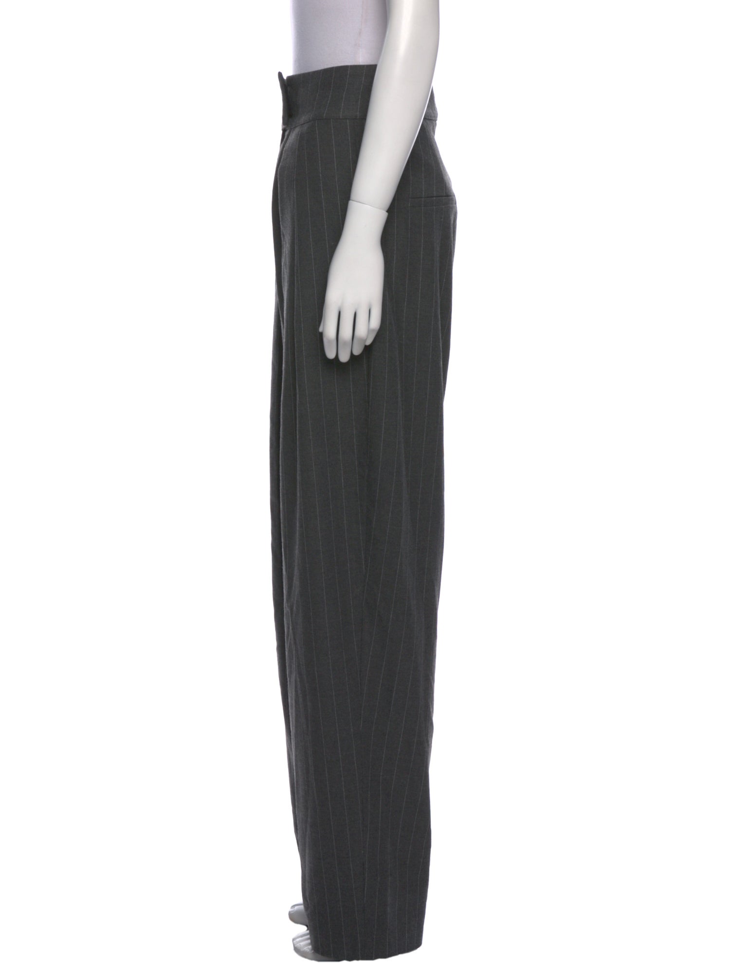 Ronny Kobo Striped Straight Leg Pants
