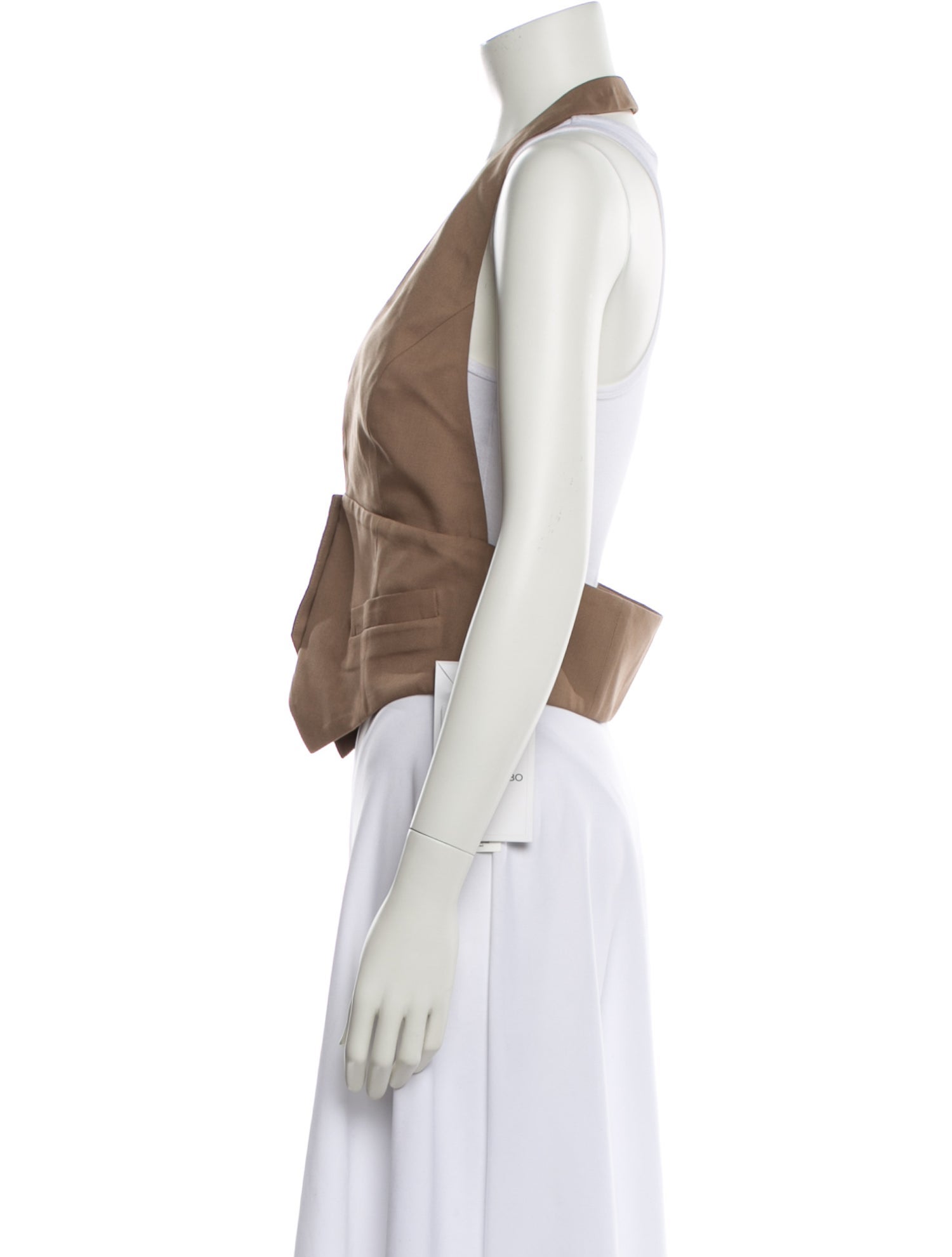 Ronny Kobo Colorblock Pattern Vest w/ Tags