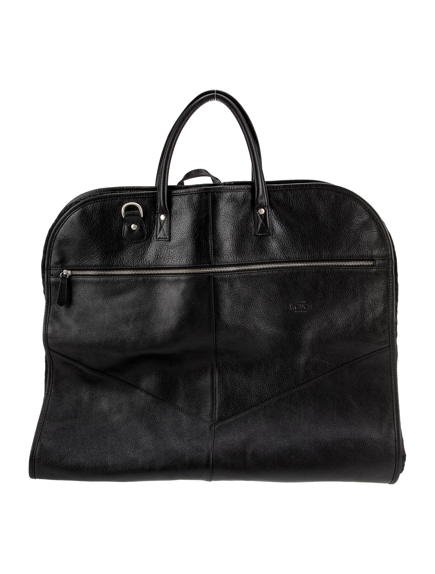ROYCE New York Leather Weekender Bag