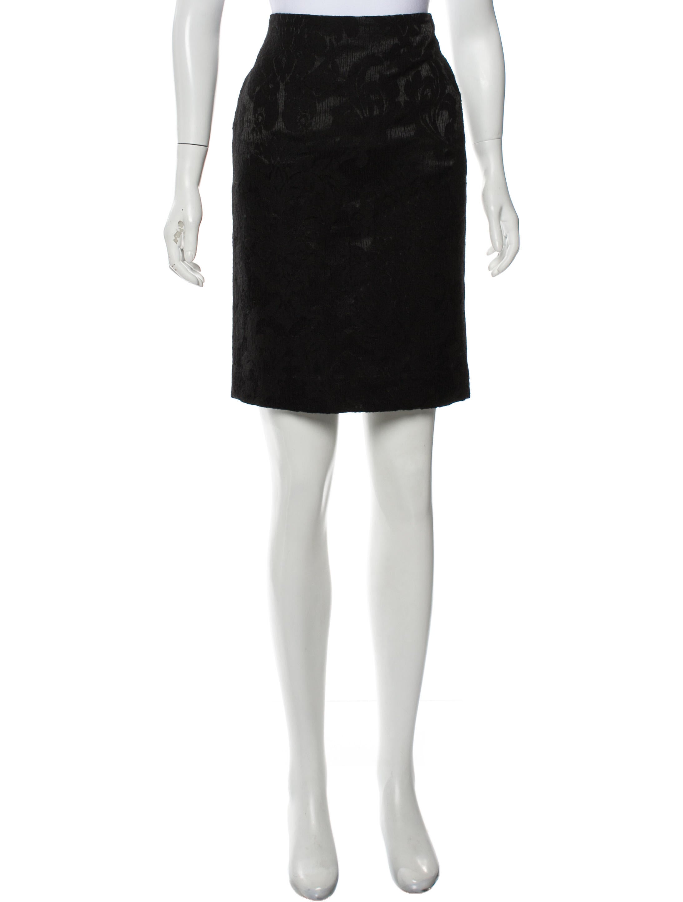 Class Roberto Cavalli Wool Knee-Length Skirt