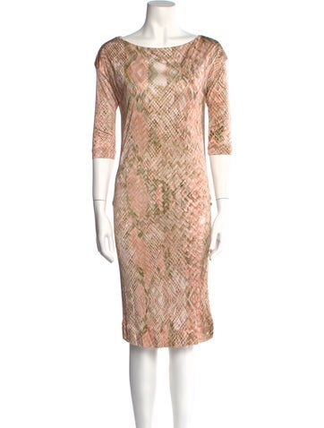 Class Roberto Cavalli Dresses Patterned Knee-Length Dress M