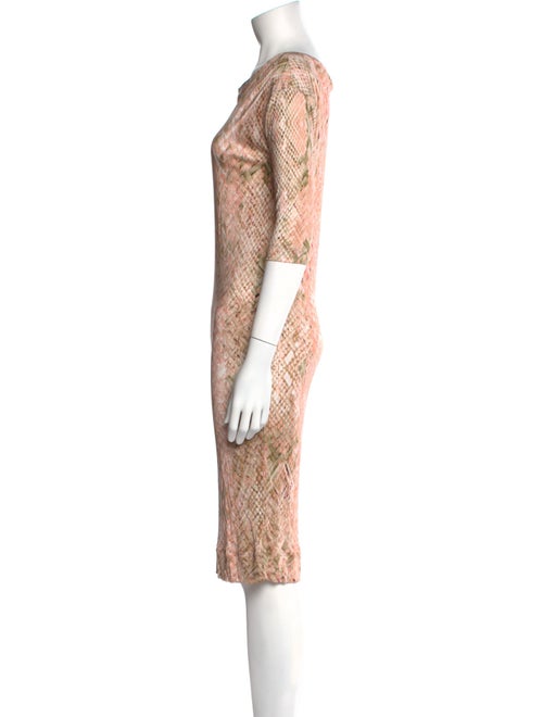 Class Roberto Cavalli Patterned Knee-Length Dress