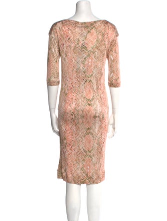 Class Roberto Cavalli Patterned Knee-Length Dress