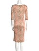 Class Roberto Cavalli Patterned Knee-Length Dress