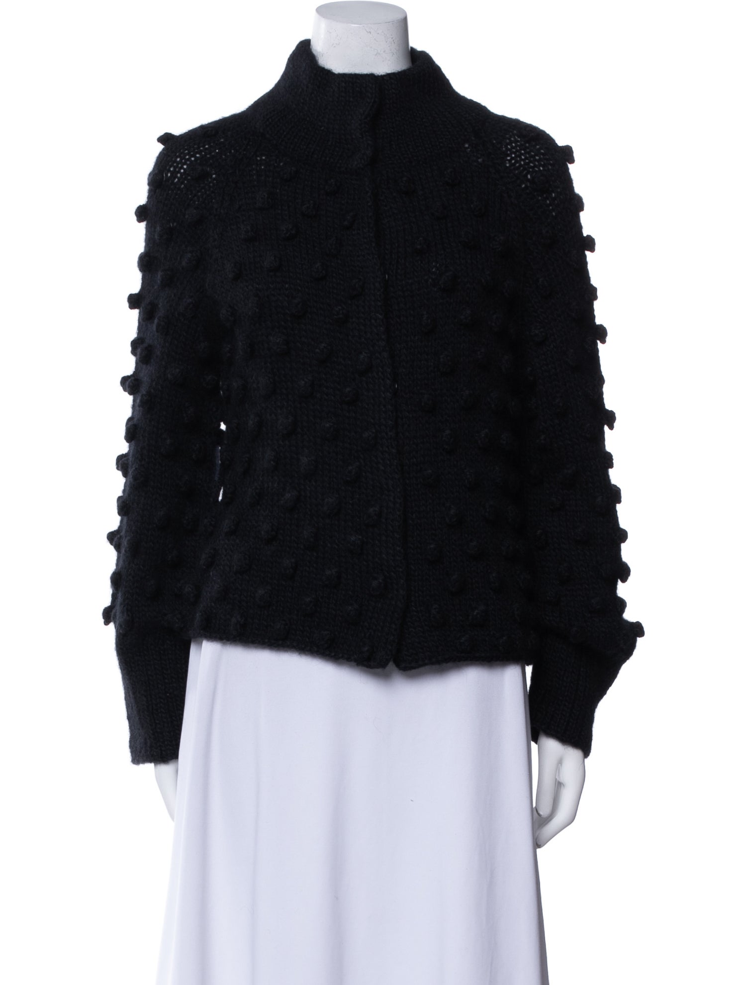 Class Roberto Cavalli Wool Mock Neck Sweater