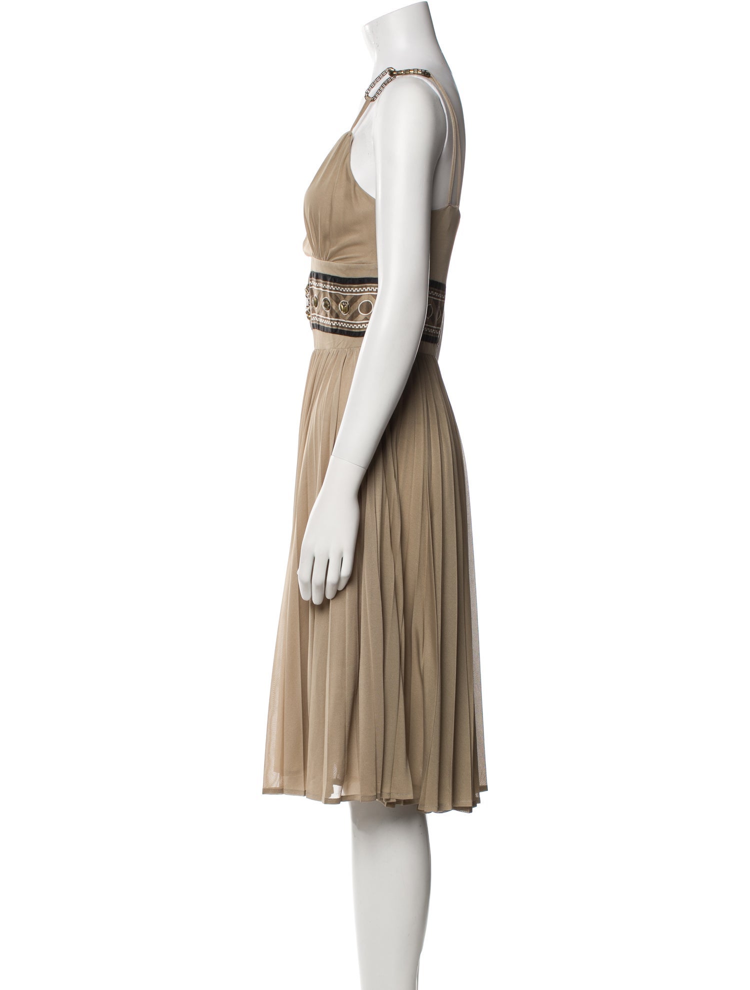 Class Roberto Cavalli V-Neck Mini Dress