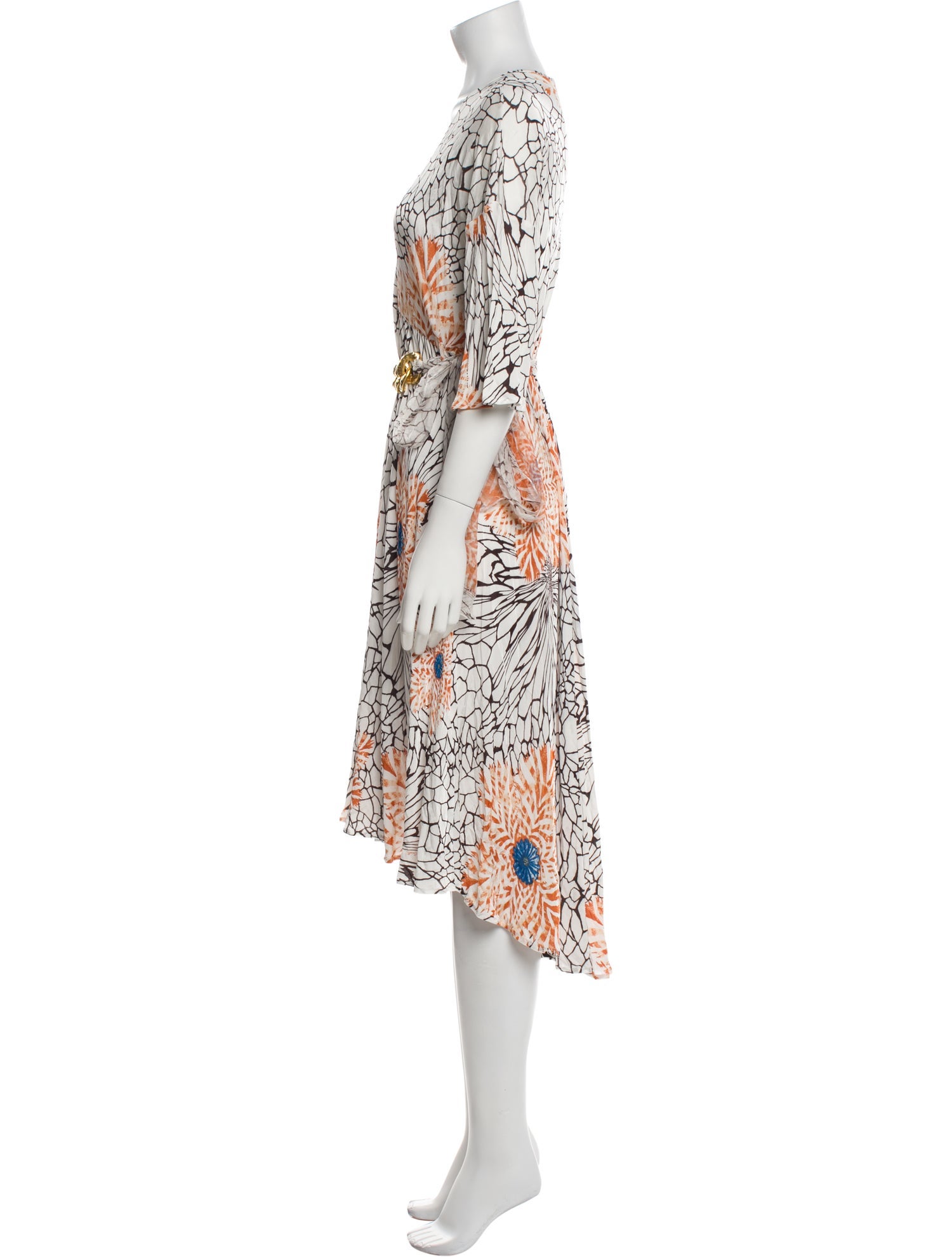 Class Roberto Cavalli Printed Midi Length Dress
