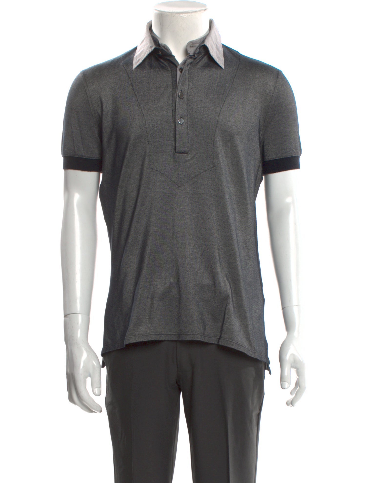 Class Roberto Cavalli Collar Short Sleeve Polo Shirt