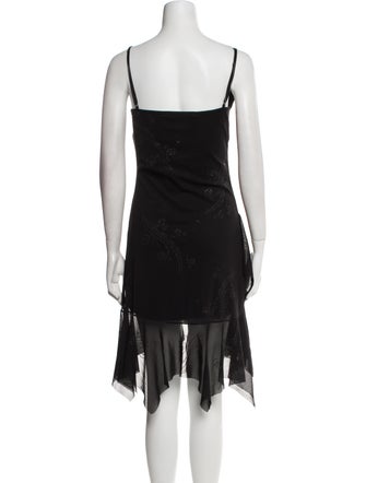 Class Roberto Cavalli Scoop Neck Midi Length Dress