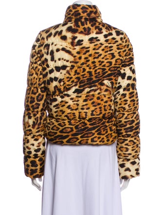 Class Roberto Cavalli Animal Print Faux Fur Jacket