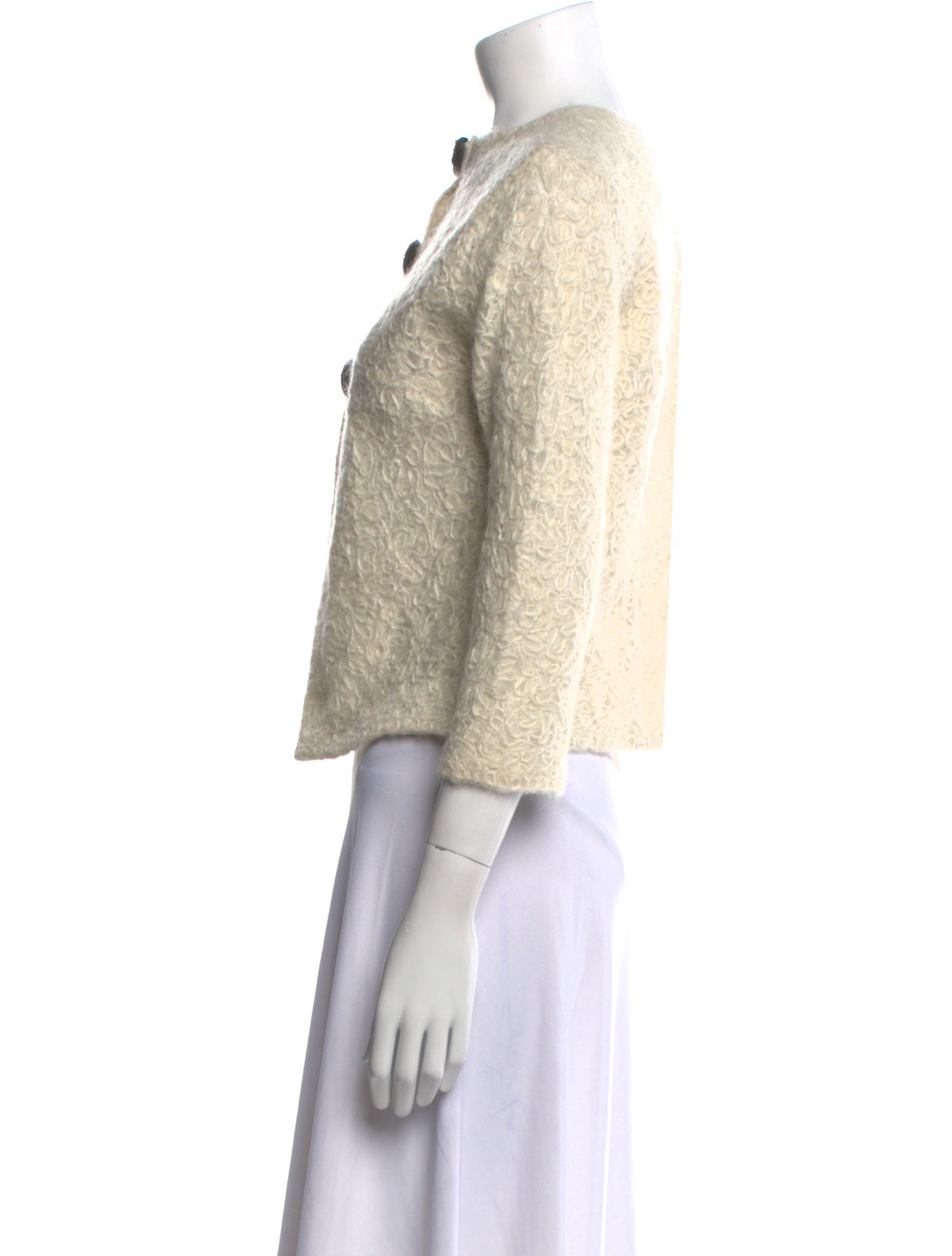 Class Roberto Cavalli Patterned Mock Neck Crop Top